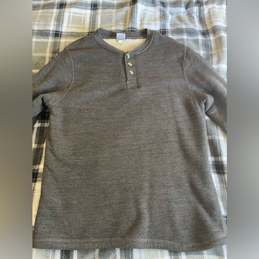 MISSION RIDGE Large Men’s Sweater (Gray)